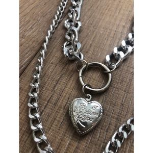 I love you locket and chain